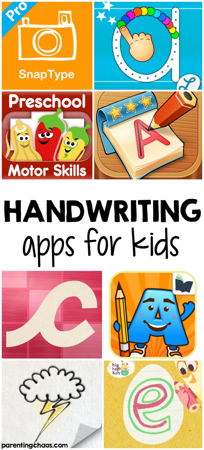 Handwriting Apps For Kids ⋆ Parenting Chaos
