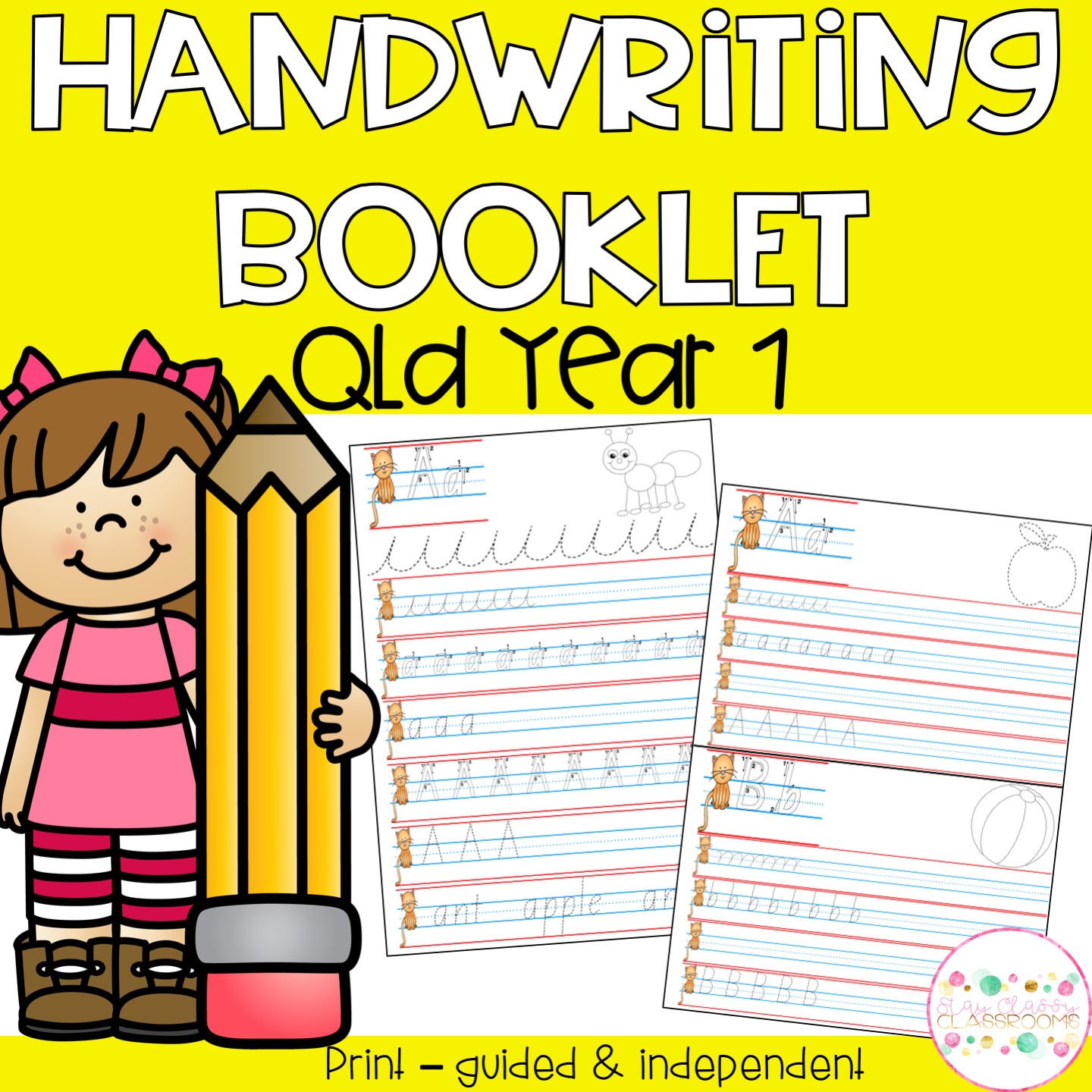 Handwriting Booklets - Qld Year 1