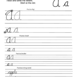 Handwriting Tracing Worksheets | Printable Worksheets And