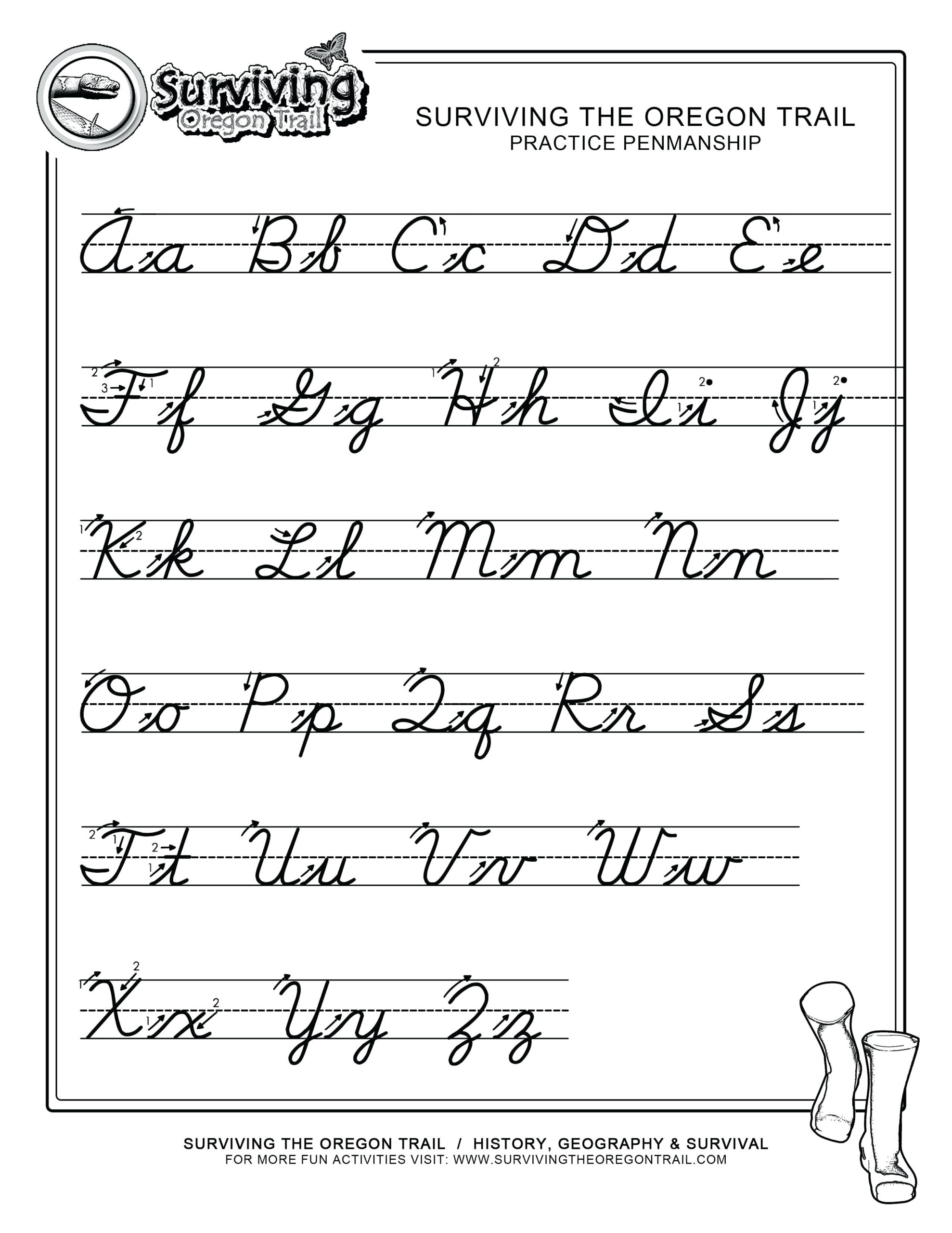 Handwriting Worksheet Cursive Maker | Printable Worksheets