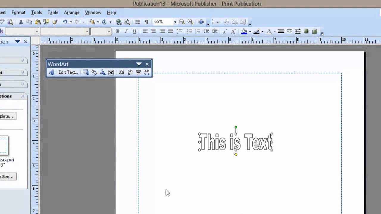 How To Create Bubble Letters In Microsoft Publisher : Microsoft Graphic  Design Programs