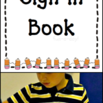 How To Make A Book With Free Printable Preschool Sign In