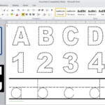 How To Make Dotted Typing Design In Microsoft Word