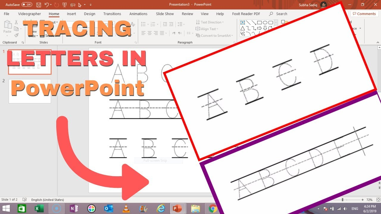 Tracing Font In Microsoft Word 3701