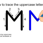 How To Trace The Uppercase Letter M