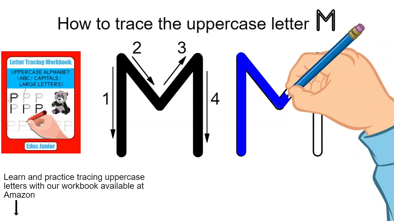 How To Trace The Uppercase Letter M