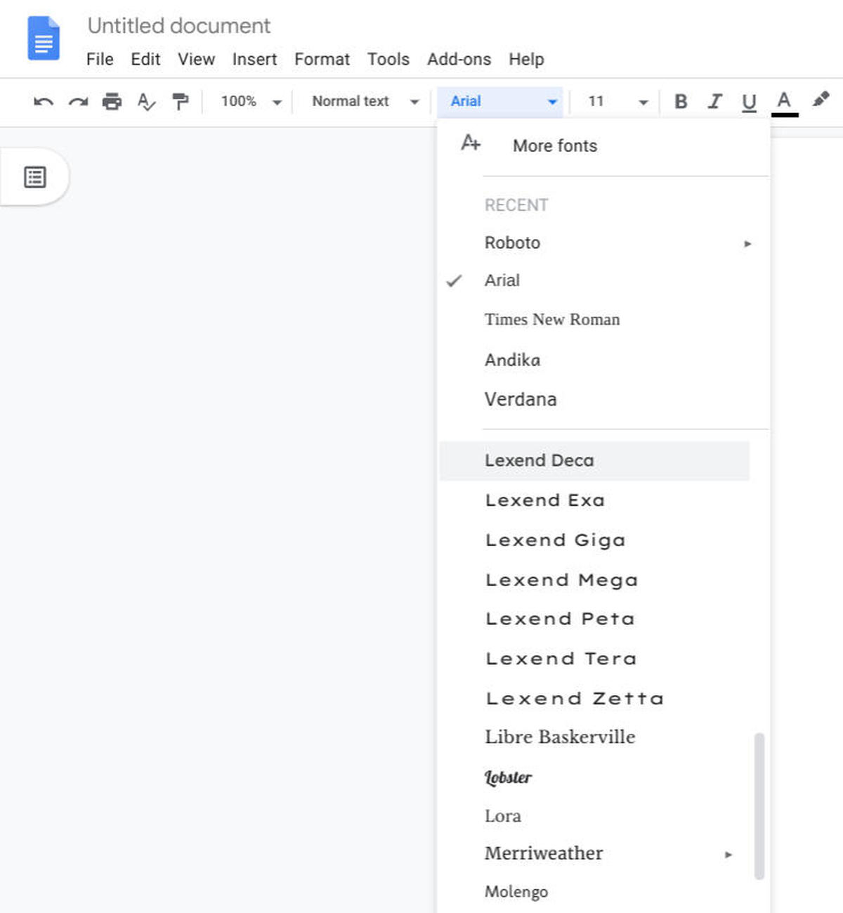 How To Use The Lexend Font In G Suite - Techrepublic