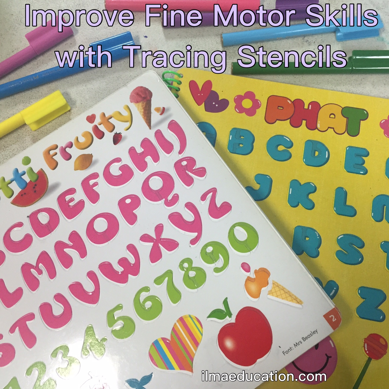 Ilma Education: Improve Fine Motor Skills With Stencil Tracing