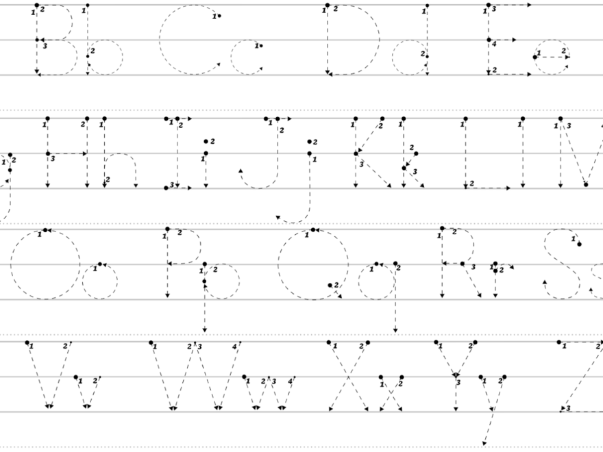 Image Result For 3-4 Years Old Traceable Letters