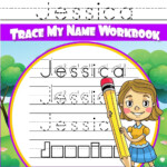 Jessica Letter Tracing For Kids Trace My Name Workbook : Tracing Books For  Kids Ages 3 - 5 Pre-K &amp; Kindergarten Practice Workbook - Walmart