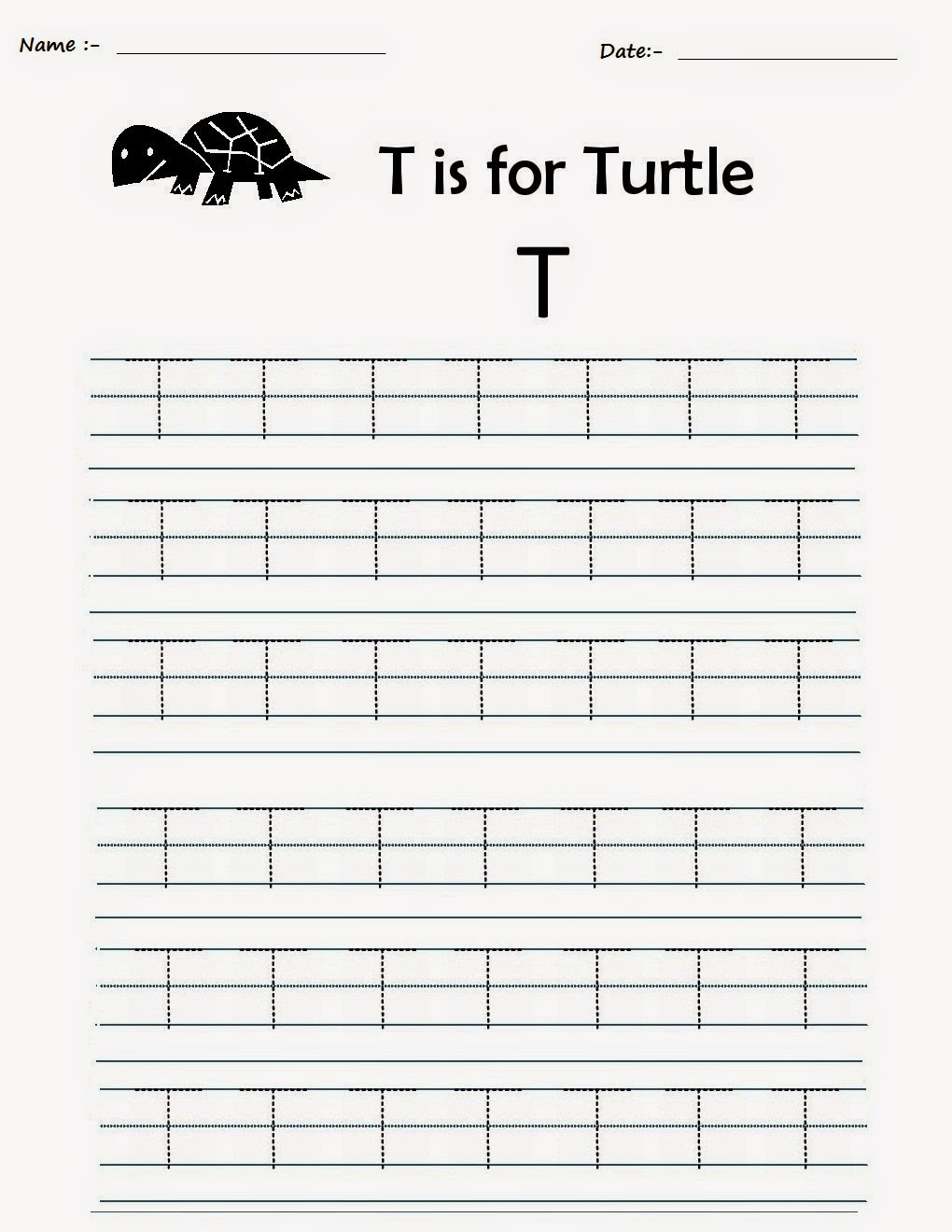 Kindergarten Worksheets: Printable Tracing Worksheets