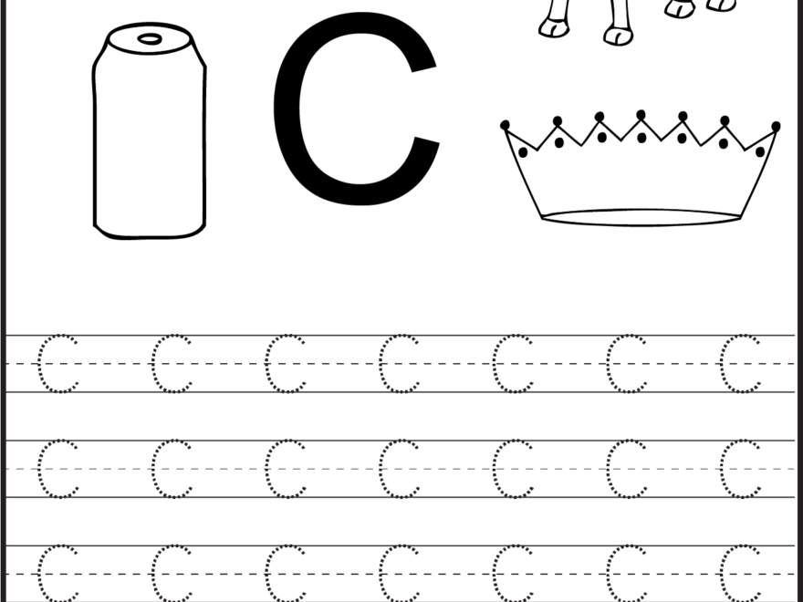 Learning The Letter C | Worksheet | Education | Learning
