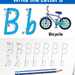 Letter B Tracing Alphabet Worksheets - Download Free Vectors