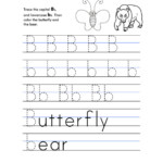 Letter B Worksheet – Tracing And Handwriting