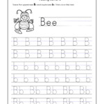 Letter B Worksheets For Kindergarten – Trace Dotted Letters