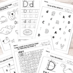 Letter D Worksheets - Alphabet Series - Easy Peasy Learners