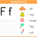Letter F Tracing Worksheet | Free Printable Puzzle Games