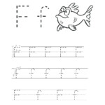 Letter F Tracing Worksheets Upper And Lowercase Letter