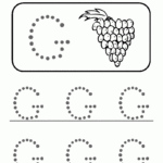 Letter G Worksheets For Preschool Free Printable Tracing