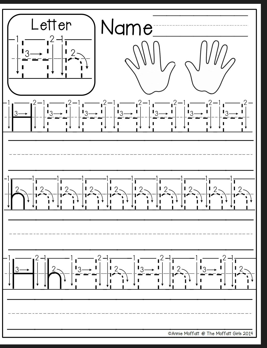 Letter H Worksheet | Alphabet Preschool, Alphabet Worksheets