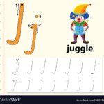Letter J Tracing Alphabet Worksheets