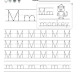 Letter M Tracing Worksheet Printable Letter M Tracing