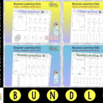 Letter &amp; Number Writing Practice (Nsw Foundation)