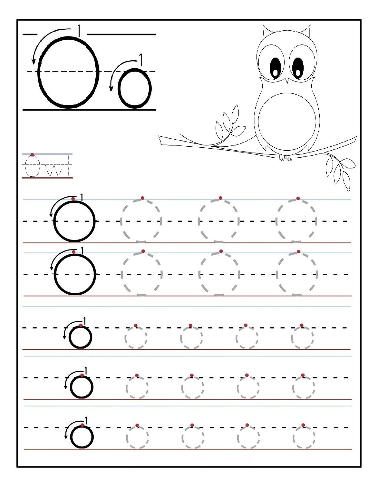 Letter O Worksheets For Preschool | Letter O Worksheets