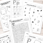 Letter P Worksheets - Alphabet Series - Easy Peasy Learners