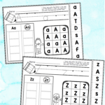 Letter Practice Sheets A To Z - Tracing, Sorting