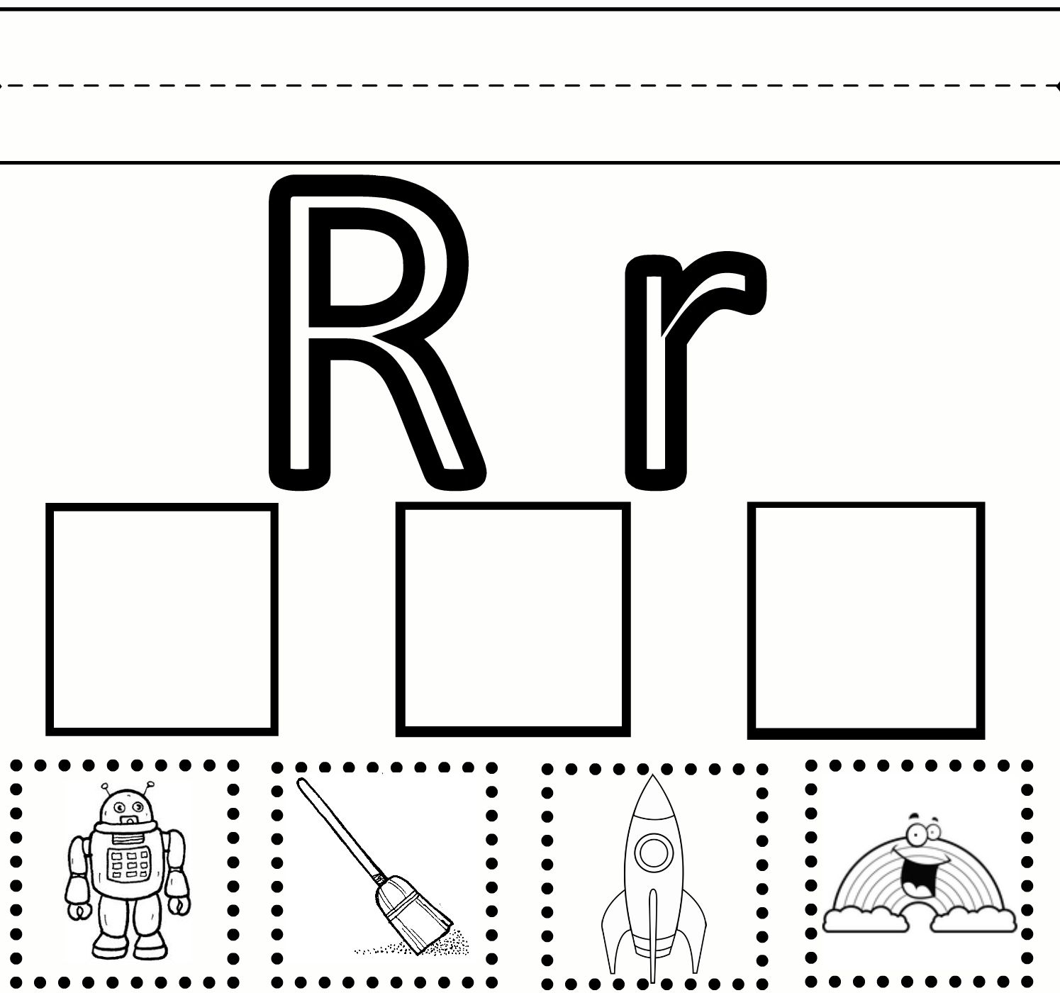 Letter R Preschool Worksheets | Preschool Learning – Letter