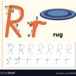 Letter R Tracing Alphabet Worksheets