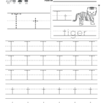 Letter T Handwriting Practice Worksheet. This Would Be Great