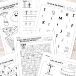 Letter T Worksheets - Alphabet Series - Easy Peasy Learners