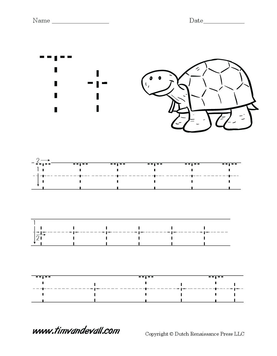 Letter T Worksheets For Preschoolers Letter T Worksheets