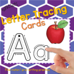 Letter Tracing Cards - Bonkerbots