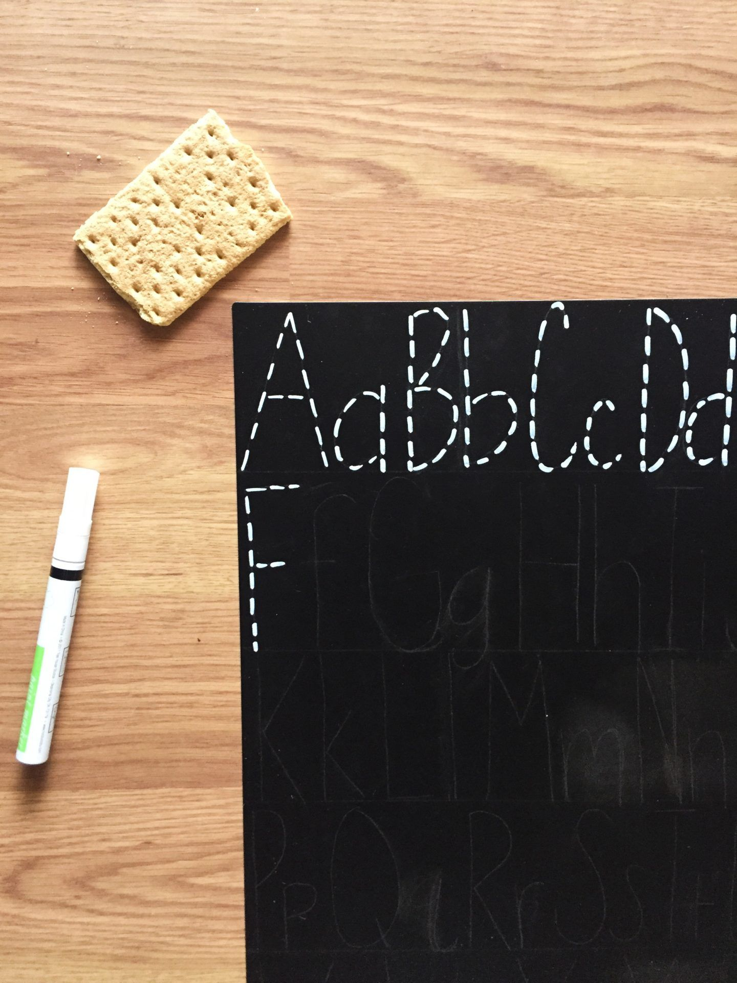 Letter Tracing Chalkboard Diy | Homeschool English | Tracing