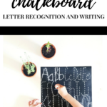Letter Tracing Chalkboard Diy | Tracing Letters, Diy Letters