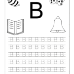 Letter Tracing: Letter B Worksheet | Handwriting Worksheets