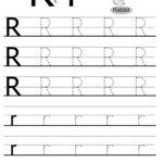 Letter Tracing Worksheets For Preschool R. Letter. Best … – Prnt