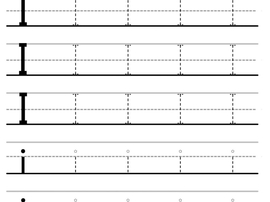 Letter Tracing Worksheets (Letters A - J)