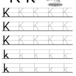 Letter Tracing Worksheets (Letters K - T)