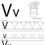 Letter Vv Worksheet Letter V Worksheets Letter V Tracing