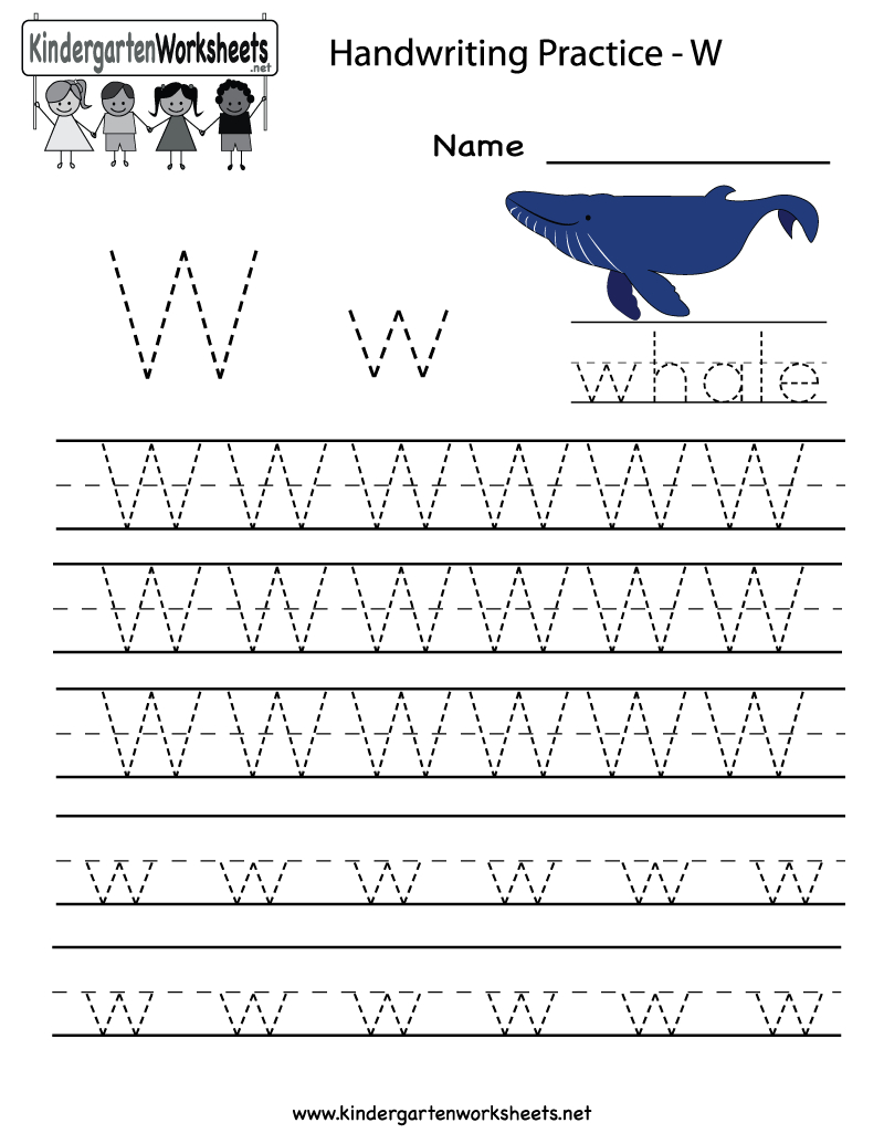 Letter W Worksheets | Alphabetworksheetsfree