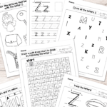 Letter Z Worksheets - Alphabet Series - Easy Peasy Learners