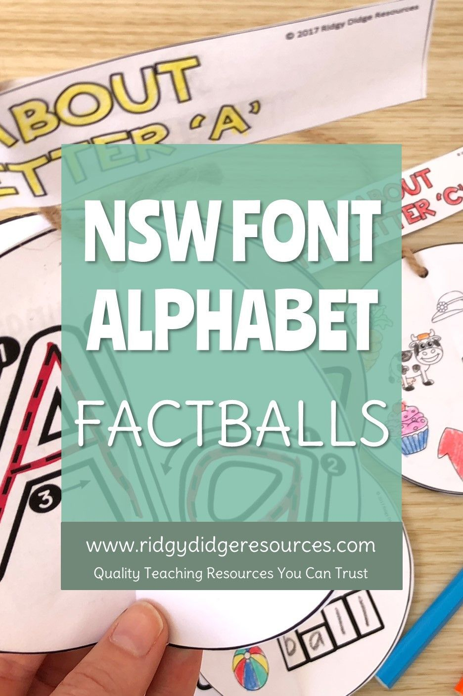 Letters Of The Alphabet Factball - Nsw Foundation Font