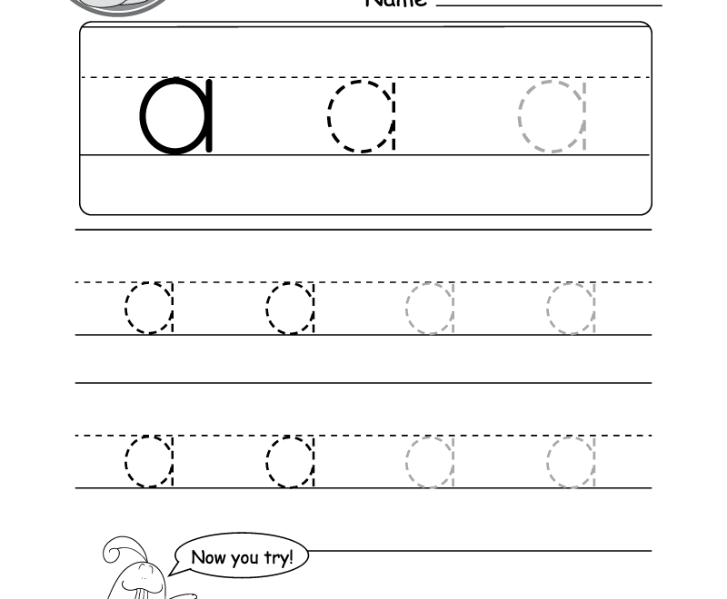 Lowercase Letter Tracing Worksheets (Free Printables