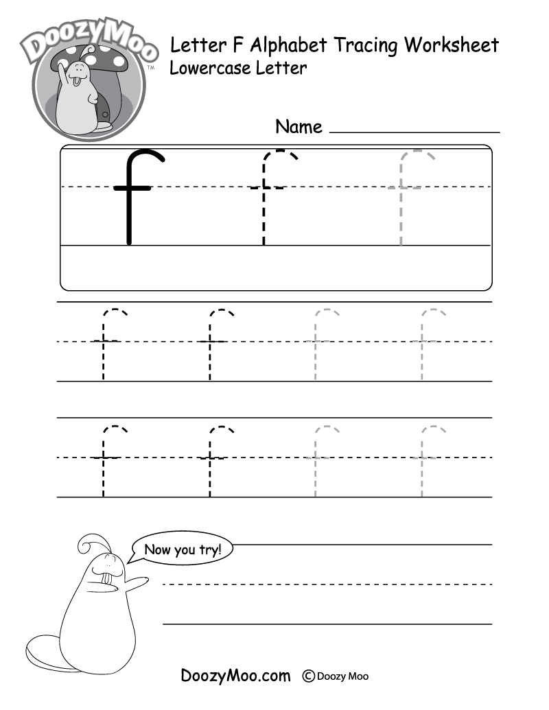 Lowercase Letter Tracing Worksheets (Free Printables