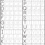 Make A Printable Alphabet Letter Tracing Worksheets | Letter