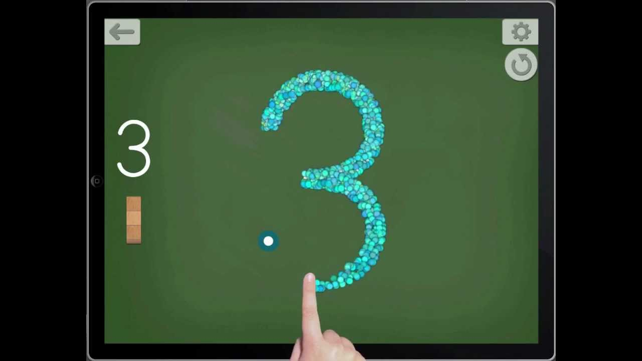 Montessori Numbers - Tracing Activity Demo - For Ipad And Iphone